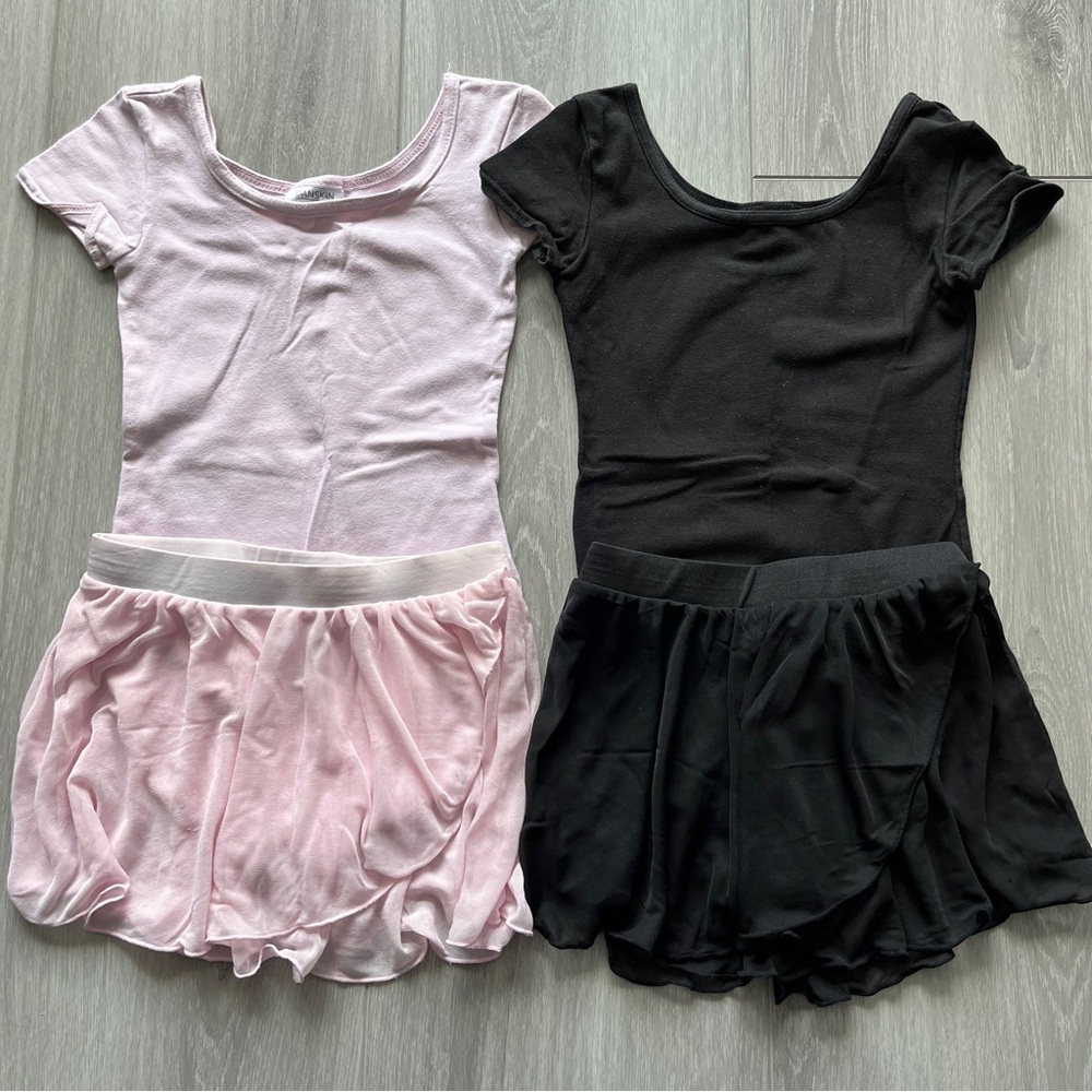 Danskin Now leotard and skirt, set of 2, size 6-6X
